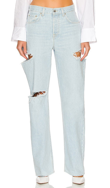 GRLFRND Bella Low Rise Boyfriend in Blue - GRLFRND Bella Boyfriend taille basse en bleu - GRLFRND Bella 低腰男友蓝色衣服 - GRLFRND Bella Low Rise Boyfriend in Blau - GRLFRND Bella 로우라이즈 보이프렌드 in 블루 - GRLFRND Bella fidanzato a vita bassa in blu