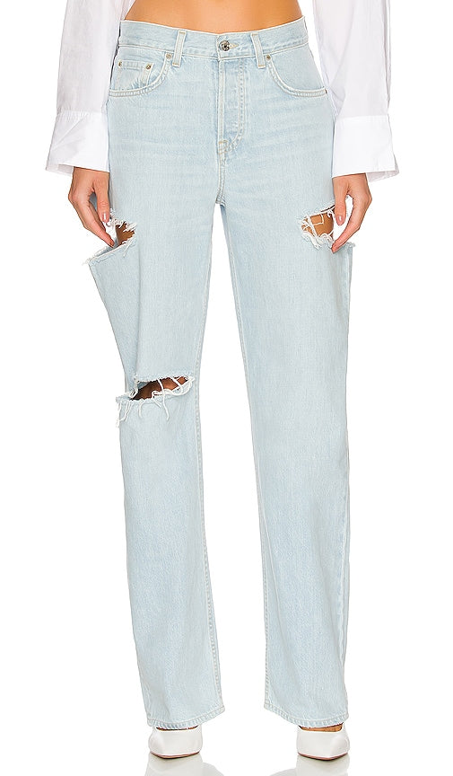 GRLFRND Bella Low Rise Boyfriend in Blue - GRLFRND Bella Boyfriend taille basse en bleu - GRLFRND Bella 低腰男友蓝色衣服 - GRLFRND Bella Low Rise Boyfriend in Blau - GRLFRND Bella 로우라이즈 보이프렌드 in 블루 - GRLFRND Bella fidanzato a vita bassa in blu