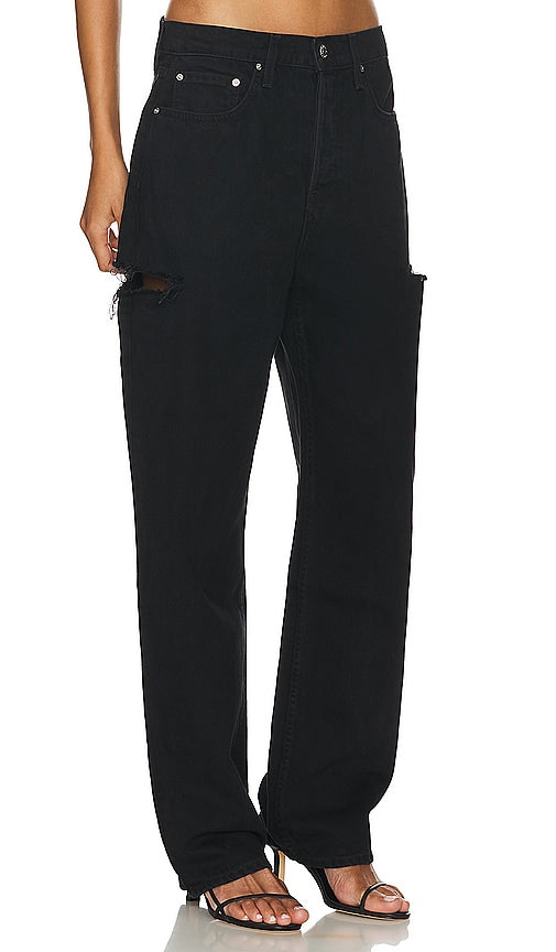 GRLFRND Bella Petite Low Rise Boyfriend in Black