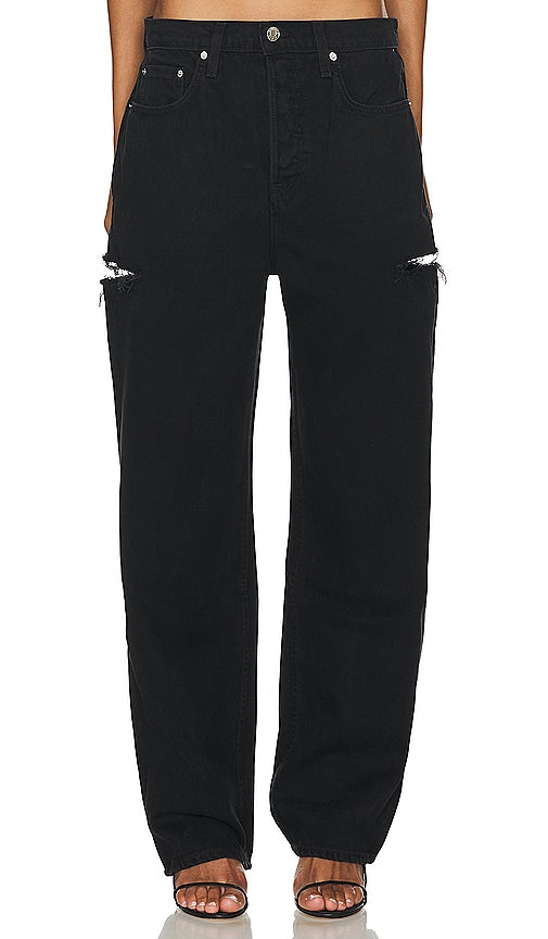 GRLFRND Bella Petite Low Rise Boyfriend in Black - GRLFRND Bella Petite, petit ami taille basse en noir - GRLFRND Bella Petite 低腰男友黑衣 - GRLFRND Bella Petite Low Rise Boyfriend in Schwarz - GRLFRND Bella Petite 로우라이즈 보이프렌드 컬러 - GRLFRND Bella Petite Fidanzato a vita bassa in nero