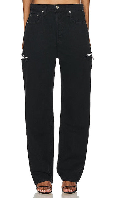 GRLFRND Bella Petite Low Rise Boyfriend in Black - GRLFRND Bella Petite, petit ami taille basse en noir - GRLFRND Bella Petite 低腰男友黑衣 - GRLFRND Bella Petite Low Rise Boyfriend in Schwarz - GRLFRND Bella Petite 로우라이즈 보이프렌드 컬러 - GRLFRND Bella Petite Fidanzato a vita bassa in nero