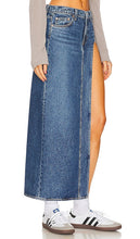 GRLFRND Blanca Maxi Skirt in Blue