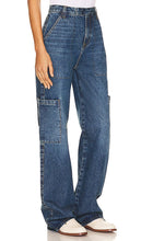 GRLFRND Elyse Trouser Cargo Jean in Blue
