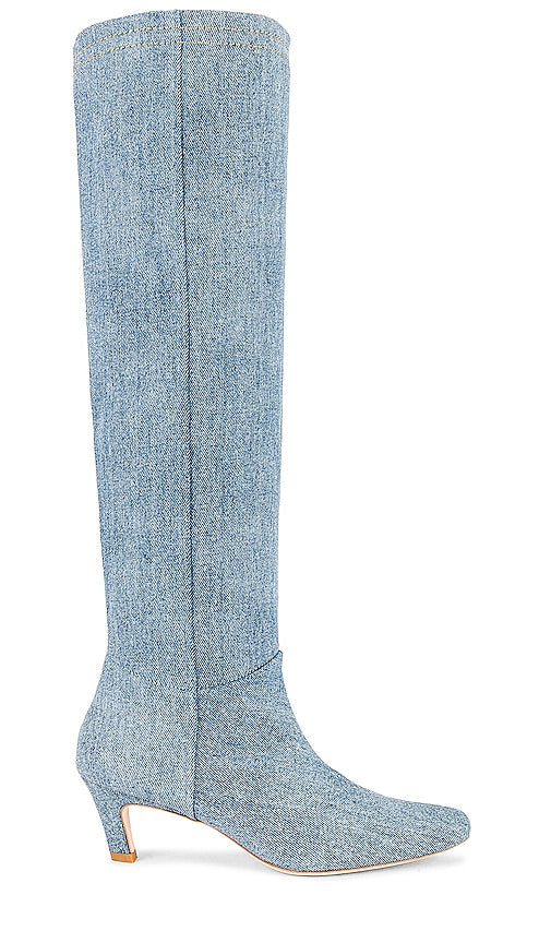 GRLFRND Juliet Boot in Blue - GRLFRND Botte Juliette en Bleu - GRLFRND 朱丽叶蓝色靴子 - GRLFRND Juliet-Stiefel in Blau - GRLFRND 줄리엣 부츠블루 색상 - GRLFRND Stivale Juliet in blu