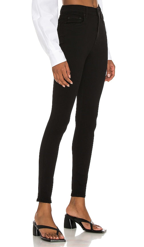 GRLFRND Kennedy High Rise Super Stretch Skinny in Black