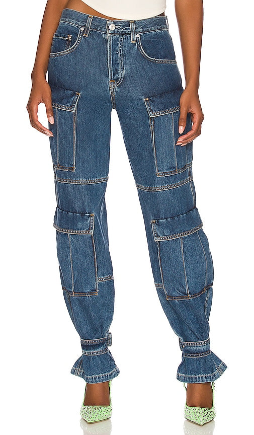GRLFRND Lex Cargo in Blue