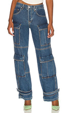 GRLFRND Lex Cargo in Blue - GRLFRND Lex Cargo en bleu - GRLFRND Lex Cargo 蓝色 - GRLFRND Lex Cargo in Blau - GRLFRND 렉스 카고 블루 색상 - GRLFRND Lex Cargo in blu