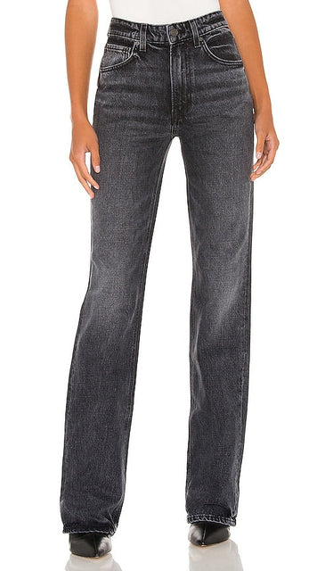 GRLFRND Melanie High Rise Boot Cut in Black - GRLFRND Melanie - Bottines taille haute en noir - GRLFRND Melanie 黑色高腰靴型剪裁 - GRLFRND Melanie High Rise Boot Cut in Schwarz - GRLFRND Melanie 하이라이즈 부츠컷 블랙 색상 - GRLFRND Stivale alto Melanie tagliato in nero