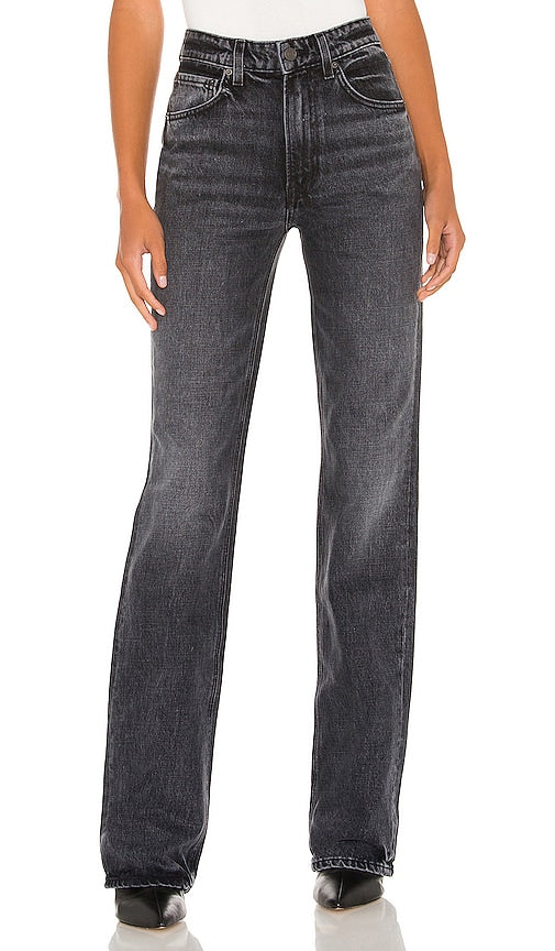 GRLFRND Melanie High Rise Boot Cut in Black - GRLFRND Melanie - Bottines taille haute en noir - GRLFRND Melanie 黑色高腰靴型剪裁 - GRLFRND Melanie High Rise Boot Cut in Schwarz - GRLFRND Melanie 하이라이즈 부츠컷 블랙 색상 - GRLFRND Stivale alto Melanie tagliato in nero