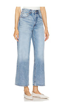 GRLFRND Norah Crop Wide Leg in Blue