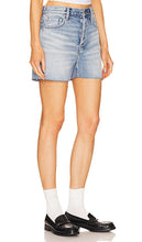 GRLFRND Raine Boyfriend Short in Blue