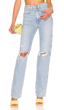 GRLFRND Sara Super High Rise Slim Straight in Blue - GRLFRND Sara - Pantalon droit slim taille très haute en bleu - GRLFRND Sara 蓝色超高腰修身直筒裤 - GRLFRND Sara Super High Rise Slim Straight in Blau - GRLFRND 사라 슈퍼 하이라이즈 슬림 스트레이트 블루 색상 - GRLFRND Sara slim a vita alta super dritta in blu