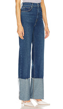GRLFRND Sienna High Rise Big Cuff Jean in Blue