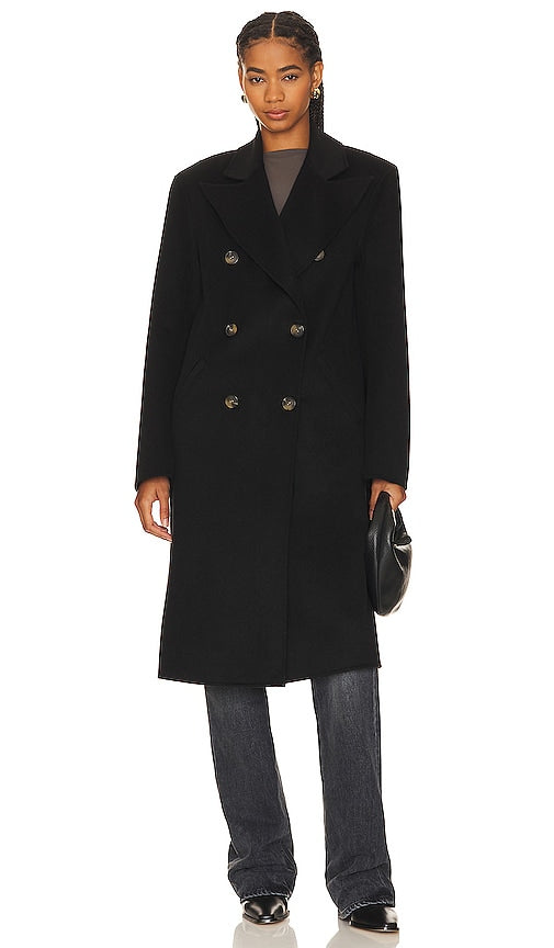 GRLFRND The Big Winter Coat in Black