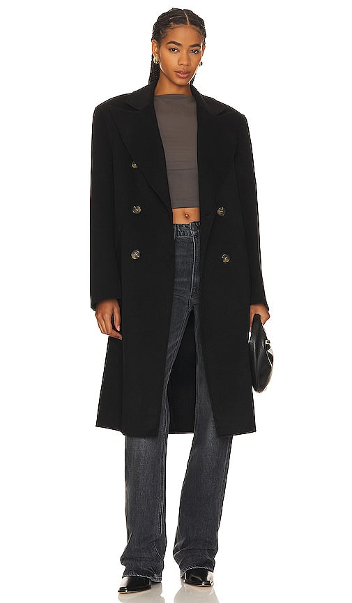 GRLFRND The Big Winter Coat in Black - GRLFRND Le grand manteau d'hiver en noir - GRLFRND 黑色大号冬季外套 - GRLFRND Der große Wintermantel in Schwarz - GRLFRND 빅 윈터 코트블랙 컬러 - GRLFRND Il grande cappotto invernale in nero
