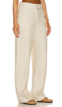 GRLFRND The Linen Cargo Pant in Neutral