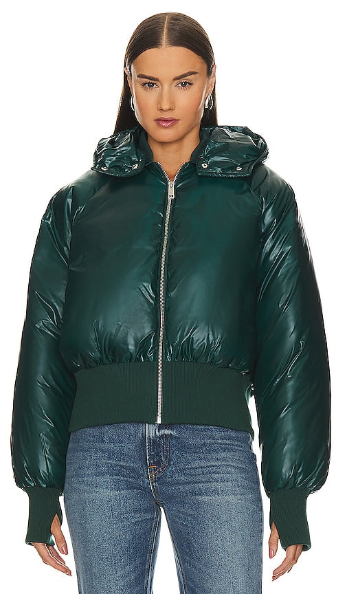 GRLFRND The Puff Bomber in Green
