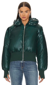 GRLFRND The Puff Bomber in Green
