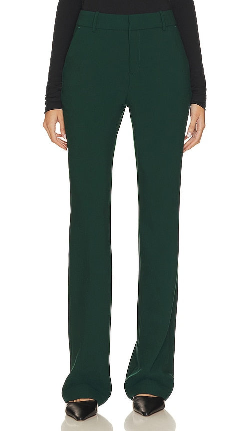 GRLFRND The Suit Trouser in Green - GRLFRND Le pantalon de costume en vert - GRLFRND 绿色西装裤 - GRLFRND Die Anzughose in Grün - GRLFRND 더 슈트 팬츠 - GRLFRND Il pantalone da completo in verde