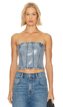 GRLFRND x Lindsi Lane Aurora Sequin Bustier in Blue - GRLFRND x Lindsi Lane - Bustier à sequins Aurora en bleu - GRLFRND x Lindsi Lane Aurora 蓝色亮片紧身胸衣 - GRLFRND x Lindsi Lane Aurora Pailletten-Bustier in Blau - GRLFRND x Lindsi Lane 오로라 스팽글 뷔스티에 블루 색상 - GRLFRND x Lindsi Lane Aurora bustier con paillettes in blu