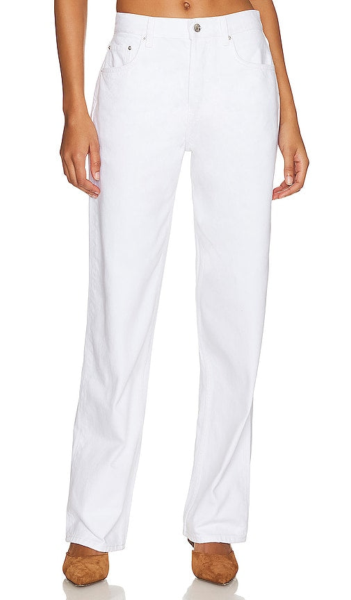 GRLFRND x Maggie MacDonald Bella Low Rise Boyfriend in White - GRLFRND x Maggie MacDonald Bella Boyfriend taille basse en blanc - GRLFRND x Maggie MacDonald Bella 低腰男友白色连衣裙 - GRLFRND x Maggie MacDonald Bella Low Rise Boyfriend in Weiß - GRLFRND x Maggie MacDonald Bella 로우라이즈 보이프렌드 화이트 색상 - GRLFRND x Maggie MacDonald Bella fidanzato a vita bassa in bianco