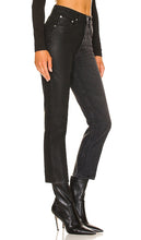 GRLFRND Karolina High Rise Straight Crop in Black