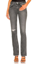 GRLFRND Hailey Low Rise Slim Boot in Charcoal