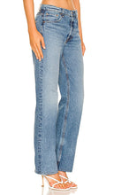 GRLFRND Courtney Low Rise Boot in Denim-Medium