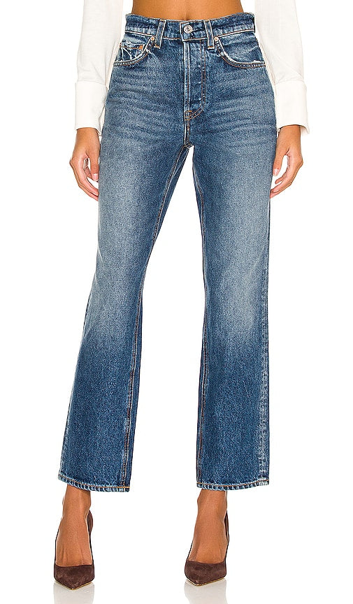 GRLFRND Cassidy High Rise Straight in Blue - GRLFRND Cassidy - Coupe droite taille haute en bleu - GRLFRND Cassidy 蓝色高腰直筒裤 - GRLFRND Cassidy High Rise Straight in Blau - GRLFRND Cassidy 하이라이즈 스트레이트 컬러 - GRLFRND Cassidy a vita alta dritto in blu