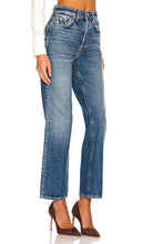 GRLFRND Cassidy High Rise Straight in Blue