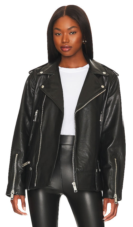 GRLFRND Cat Moto Jacket in Black - Veste de moto GRLFRND Cat en noir - GRLFRND 猫黑色机车夹克 - GRLFRND Cat Moto Jacke in Schwarz - GRLFRND 캣 모토 자켓 - Giacca da moto Cat GRLFRND in nero