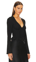 GUIZIO Cheri Pintuck Top in Black