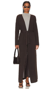 GREY VEN Logan Duster in Chocolate