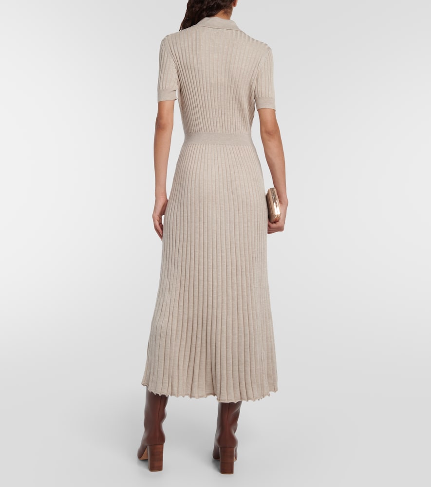 Gabriela Hearst Amor silk and cashmere midi dress