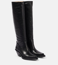 Gabriela Hearst Camero leather knee-high boots