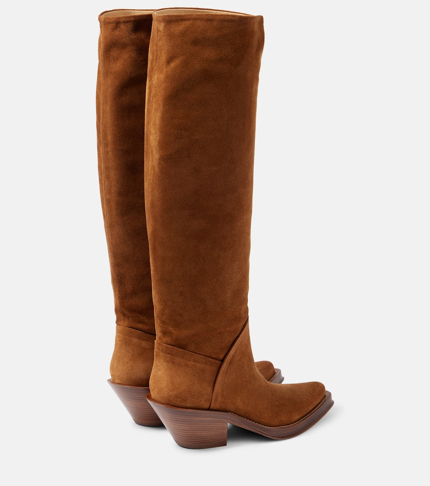 Gabriela Hearst Camero suede knee-high boots