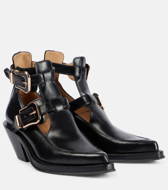 Gabriela Hearst Castro leather ankle boots