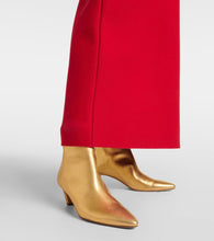 Gabriela Hearst Clayton metallic leather ankle boots