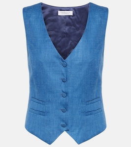 Gabriela Hearst Coleridge wool-blend vest