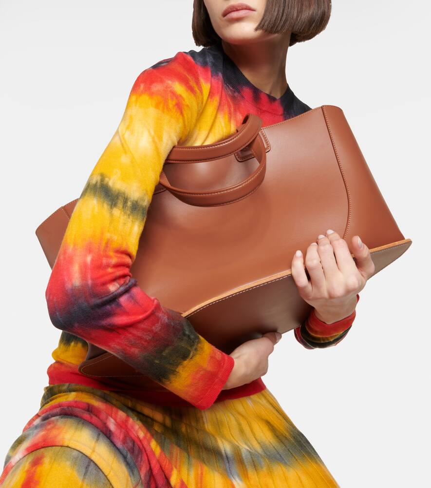 Gabriela Hearst Coyote leather tote bag