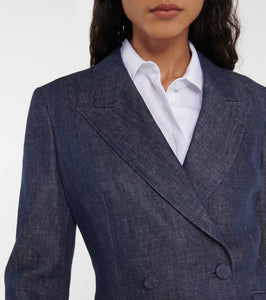 Gabriela Hearst Double-breasted linen blazer