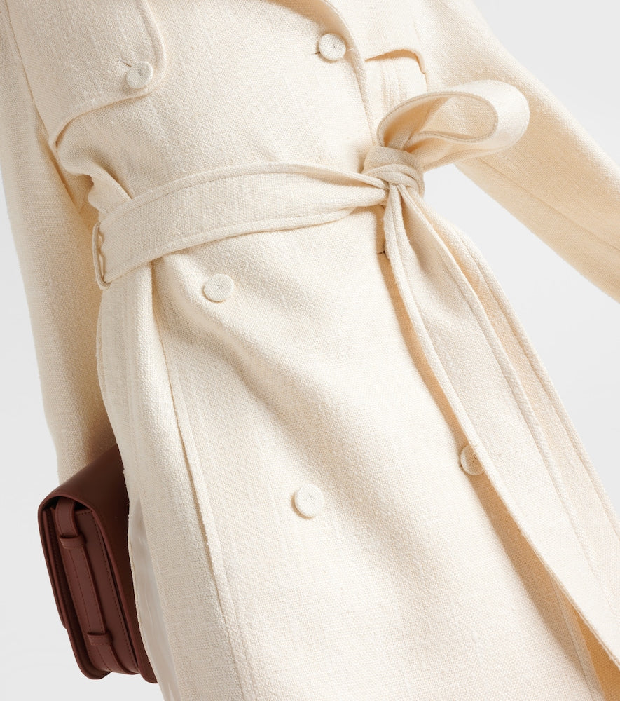 Gabriela Hearst Eithne silk and wool trench coat
