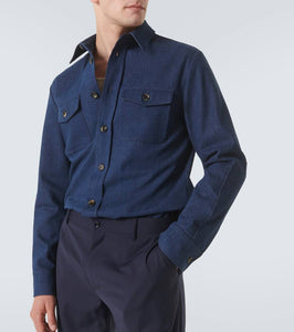 Gabriela Hearst Everly denim overshirt