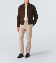 Gabriela Hearst Greg suede bomber jacket