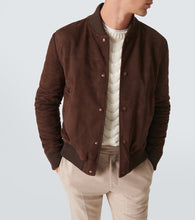 Gabriela Hearst Greg suede bomber jacket