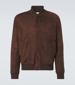 Gabriela Hearst Greg suede bomber jacket