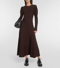 Gabriela Hearst Hannah virgin wool midi dress