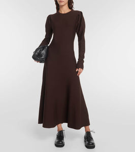 Gabriela Hearst Hannah virgin wool midi dress