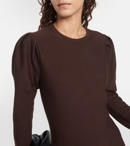 Gabriela Hearst Hannah virgin wool midi dress