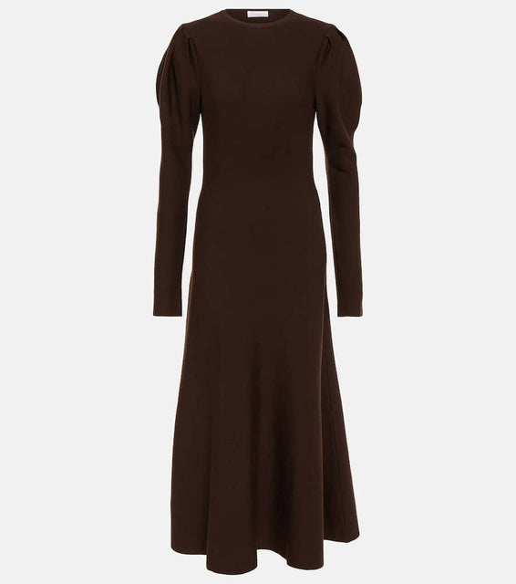 Gabriela Hearst Hannah virgin wool midi dress